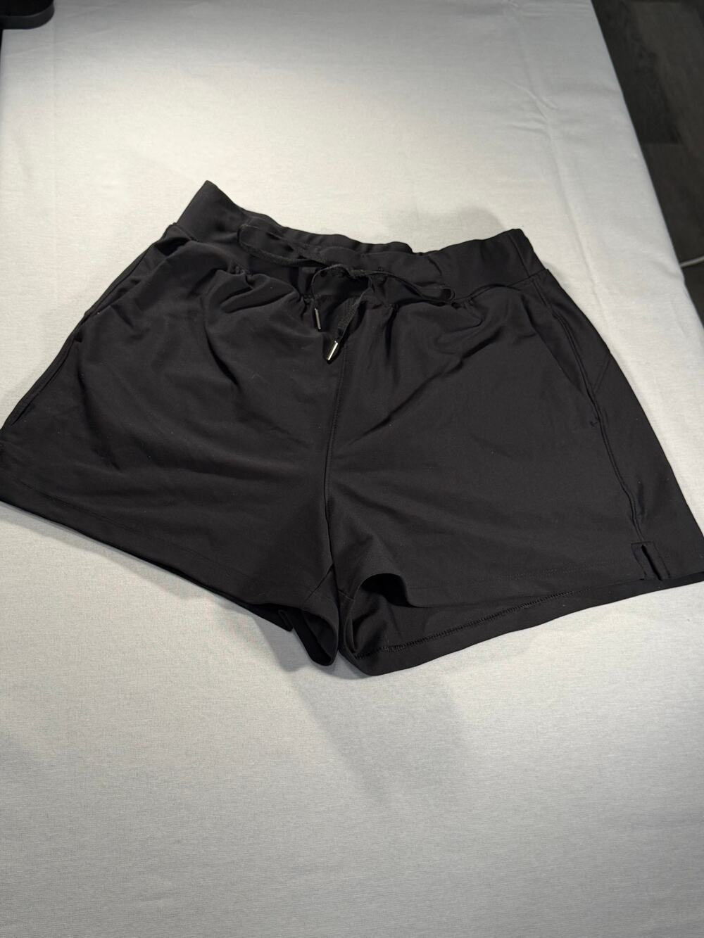 Old Navy Active PowerSoft Black High-Rise Running Shorts S